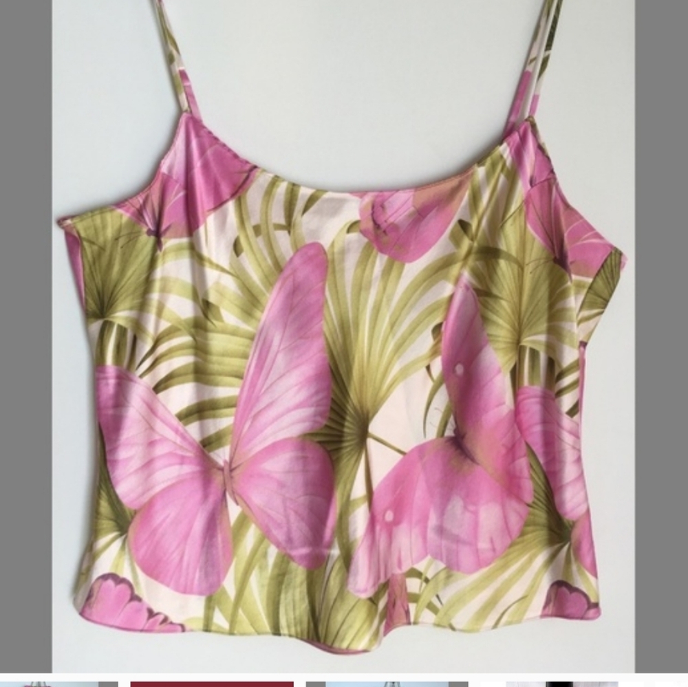 Cropped Silk Tommy Bahama Slip Top